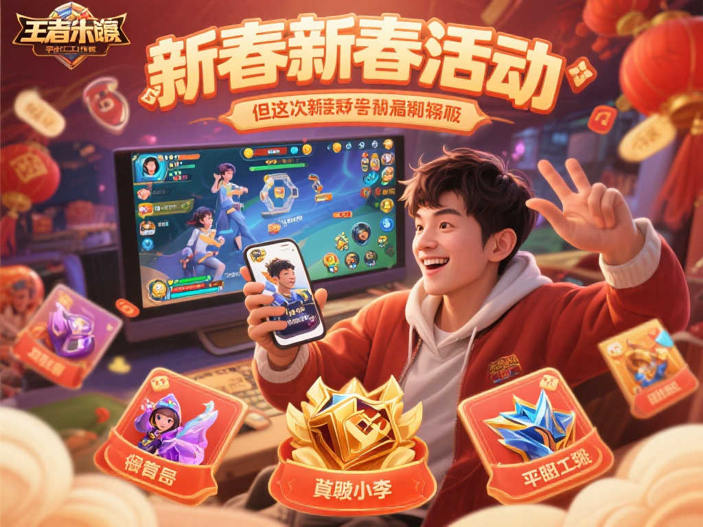 王者荣耀新春赛季奖励机制启动，玩家热情高涨